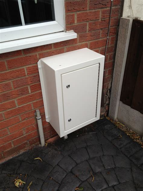 gas and electricity meter boxes|external electricity meter box.